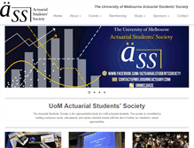 Tablet Screenshot of melbourneactuary.com